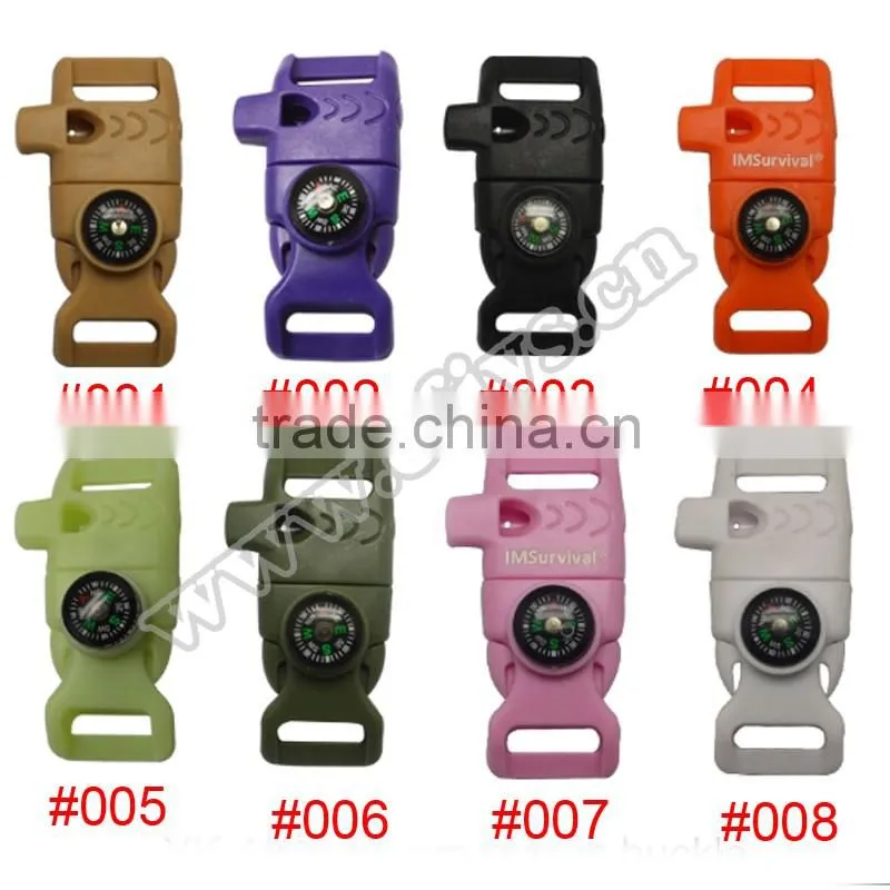 fire starter buckle with compass personalized buckle for paracord high demand products in market for paracord survival bracelet