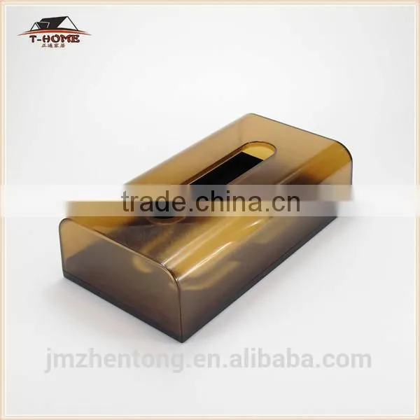 overflow preferential leather tissue box
