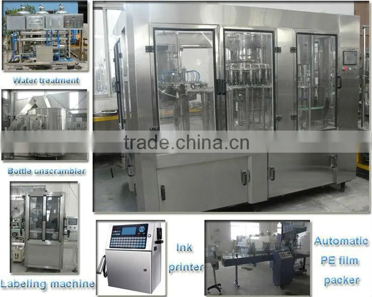 mineral water soft drink filling machine