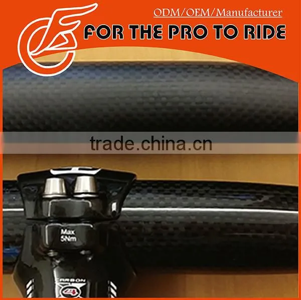 Custom Logo Acceptable Carbon MTB Bike Flat Handlebar