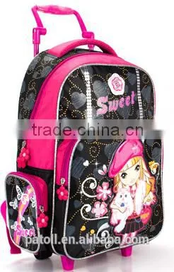 Cartoon stylish trolley bag kids
