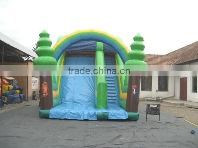 20 ft tall single line inflatable dry slide for sale
