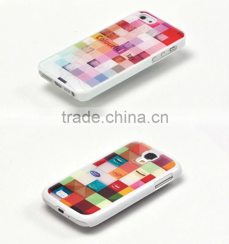 Colorful Design!! epoxy case for s4 no residue no bubble