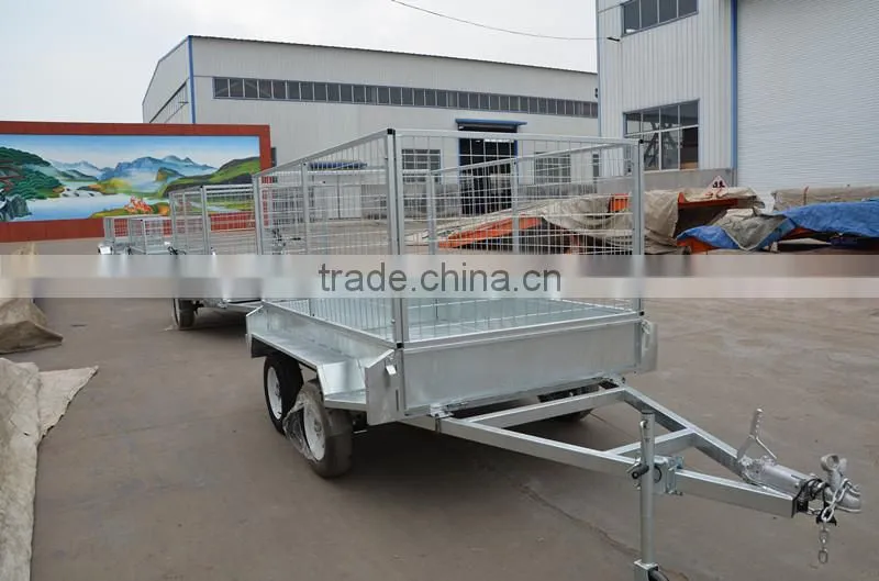 galvanized motorbike trailer