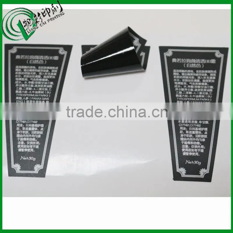 Factory price vinyl sticker brand name label for hair product packing