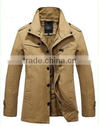 Warm Jackets Parka Outerwear Fur lined Winter thicken Long Coat Hooded mens jackets