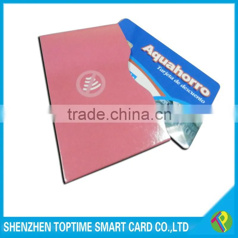 printed pvc plastic card holder for membership card