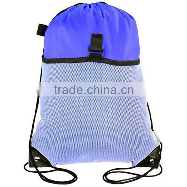 Customized Promotional Cheap Santa SackPolyester Drawstring Bag