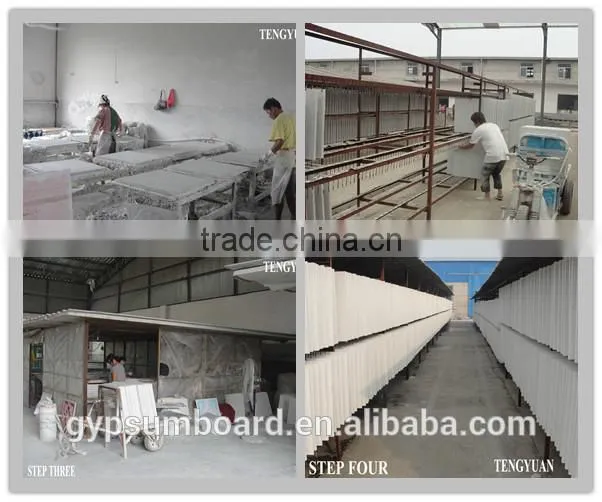 The calcium silicon ceiling and gypsum ceiling
