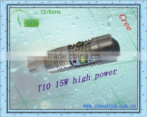 Top sales -auto led bulbs cree chips-hottest t10 new design car bulbs high power-12v led bulbs cree 15w