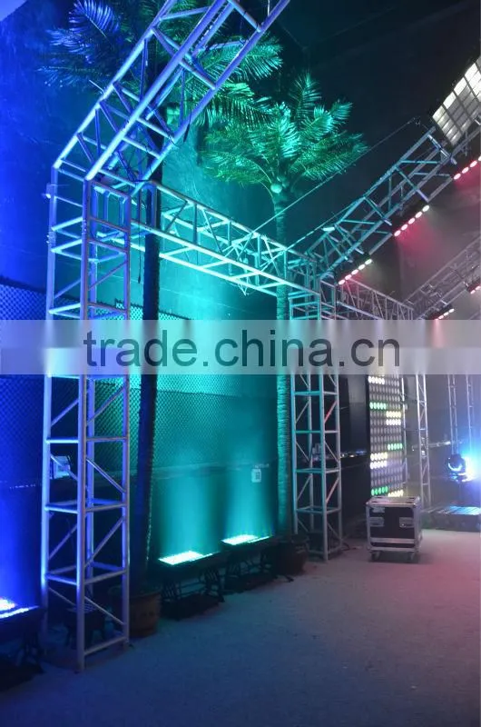 IP65 city color light 72pcsx10w rgbw quad led wall washer
