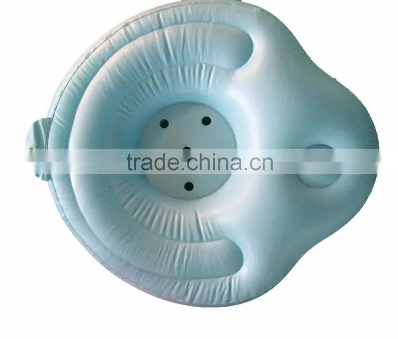 High quality safety baby Inflatable bath chair PVC inflatable baby sofa