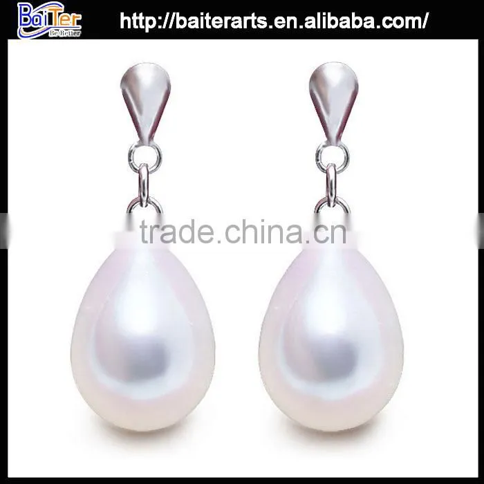 Popular jewelry alloy austria rose gold crystal drop earrings