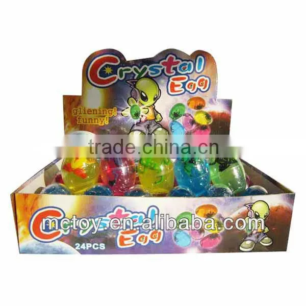 Factory supplier wholesale popular Crystal Egg crystal gift crystal slime toys green slime putty