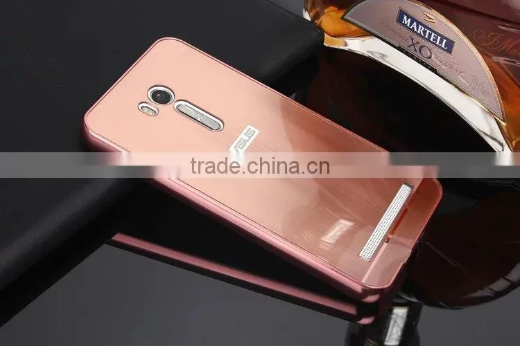 Wholesale Metal Bumper Mirror Cover Phone Case For Asus Zenfone Go