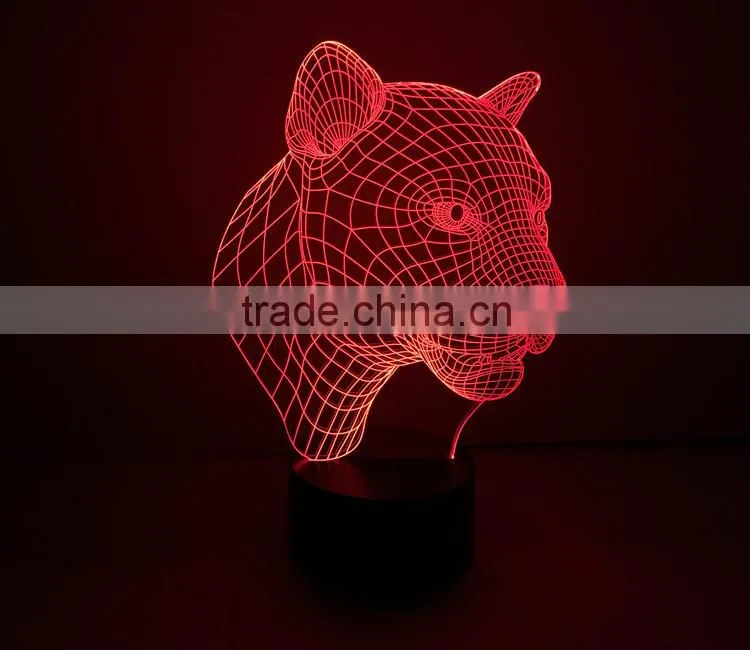 Color Change 3D Leopard LED Light