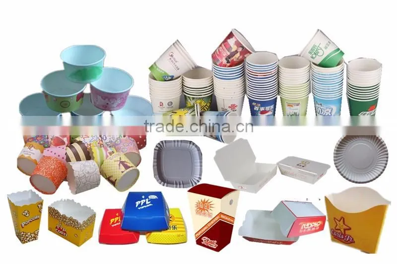 Auto Die cutter for cutting paper cup fan paper box machine