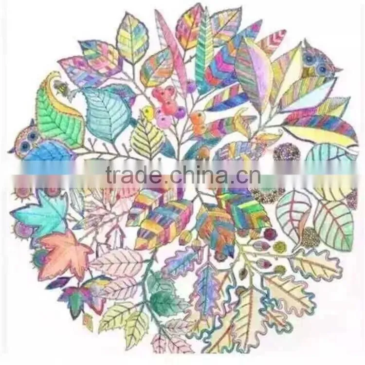 2015 Hot Factory Direct Sale Secret Garden Reducing Stress Book Coloring For Adult