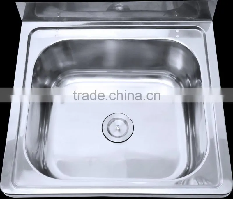 Sinks stainless steel laundry tub with cabinet for Brasil