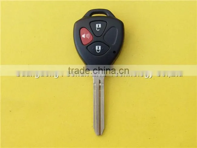 2+1 buttons remote key fob case key blanks for Toyota Camry key cover