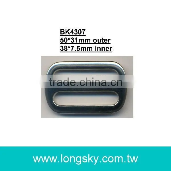 metal rectangle buckle slider for belt (#BK4306/38mm)