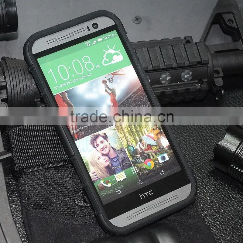 Tough case Future Armor Impact Combo phone Case for HTC ONE M8