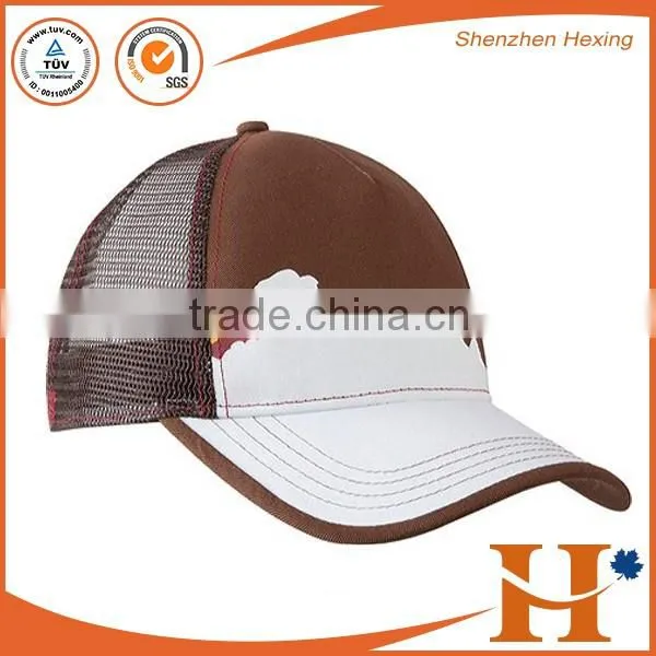 High quality custom half mesh cotton cap trucker hats from cap factory