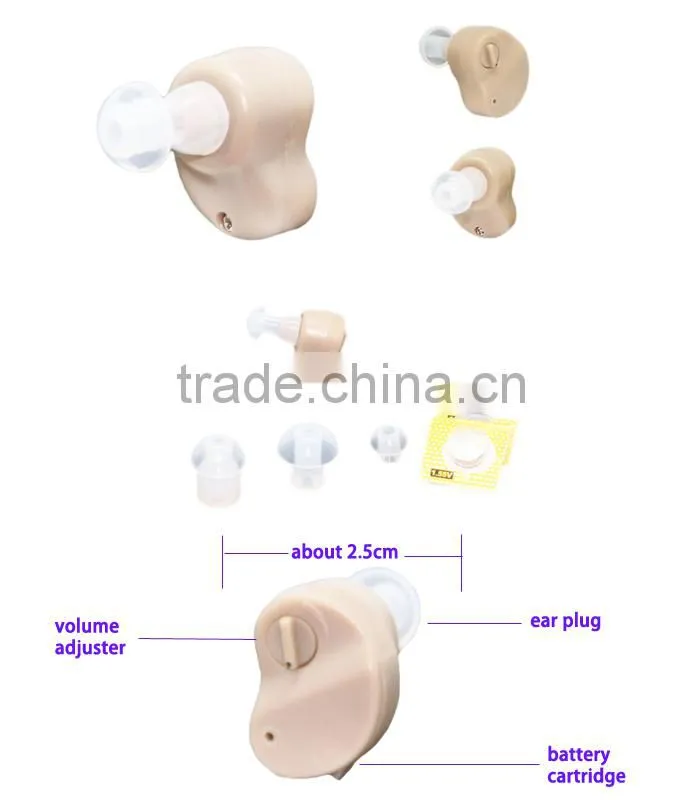 2014 deaf hearing aid mini ite hearing amplifier