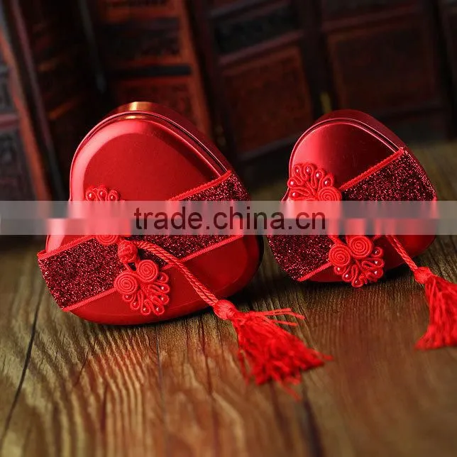 2015-Handmade Chinese style ferric candy boxes with macrame