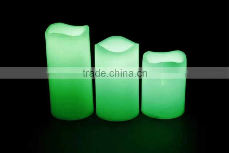LED candle with remote control/timer