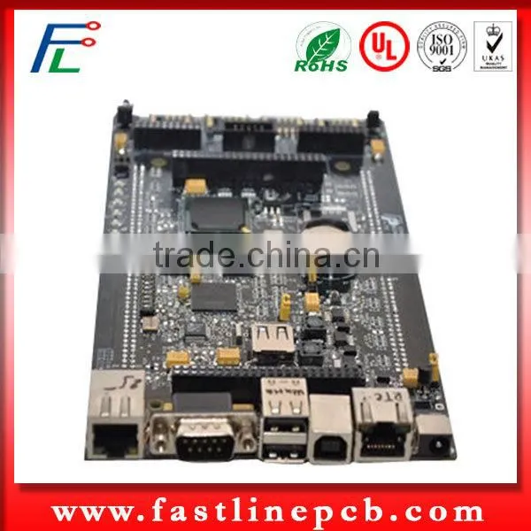 8 Layer Enig with Gold Finger Rigid HDI PCB