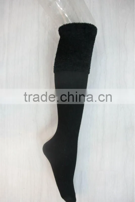 knitted wool stocking knee high socks