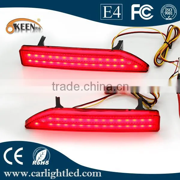 Red tail lamp led rear bumper lights Tail Brake Stop Light motorcycle rear reflector for 09 CRV