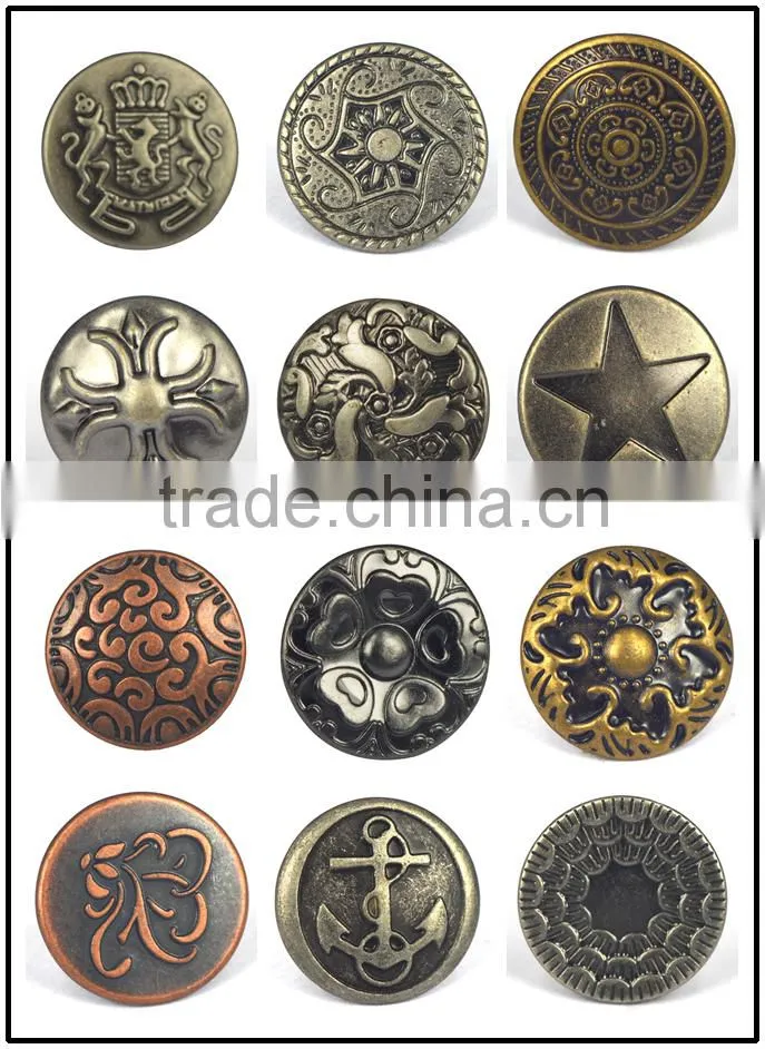 open top shank button rivet buttons for shoes clutch facing and rivets clothes accessories