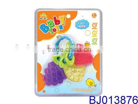 Good quality 100% safe baby toy funny butterfly animal teether