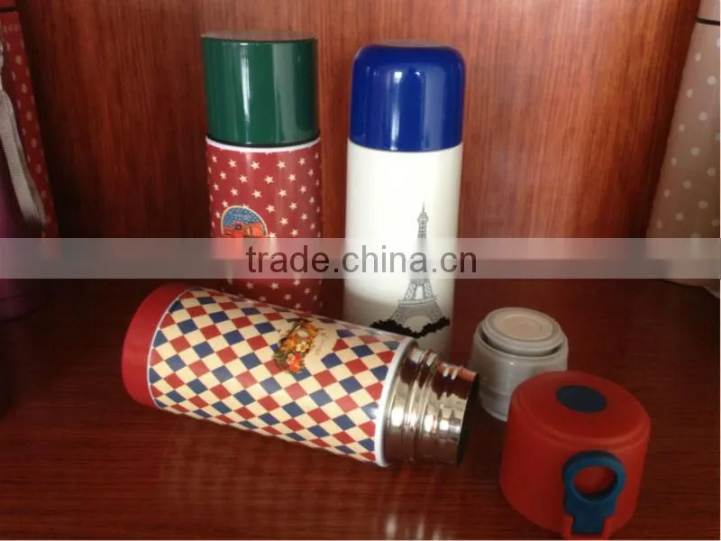 Fashionable stainless steel vacuum bullet type flask