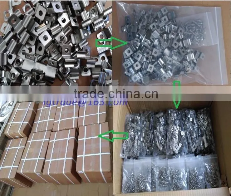Interlocked thermal wood wpc decking clip,hidden accessories