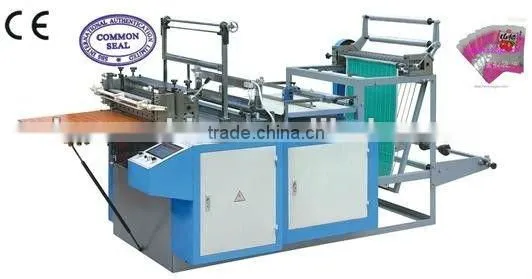 SHXJ-E Full Automatic T-shirt Hot-sealing Cold Cutting bag making machine