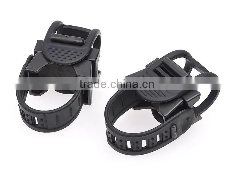 Universal Adjustable Plastic Flashlight Mount for Bicycle Wholesale