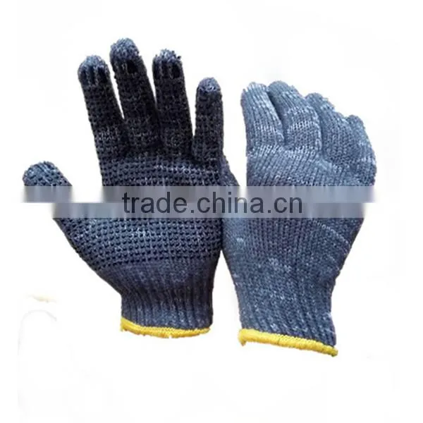 Hand protection PVC Dotted Cotton Work Industrial Safety Gloves