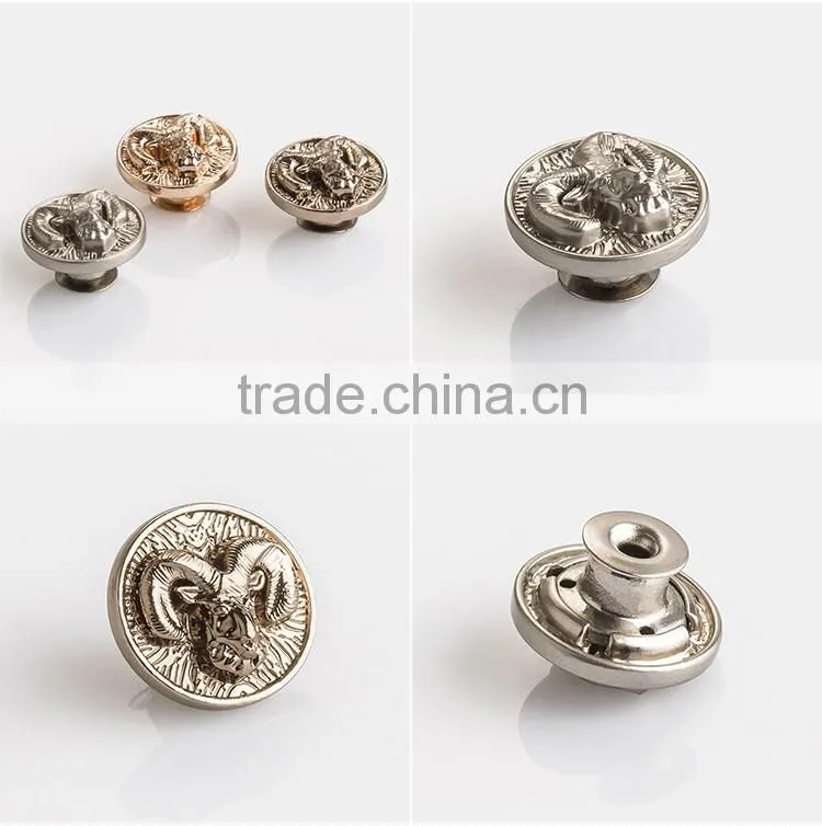 Guangzhou custom denim buttons small gold buttons buttons for suit jacket