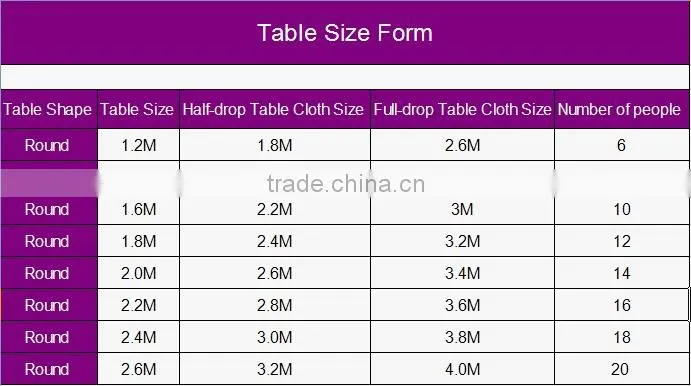 2014guangzhou cheap high bar cocktail table cloth