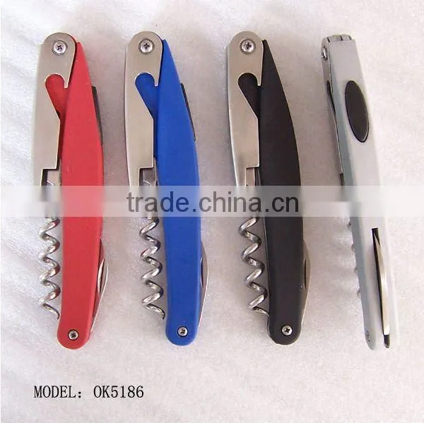 plastic corkscrew wine opener