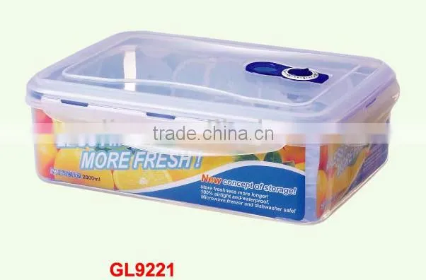 plastic lunch box food container with PP material