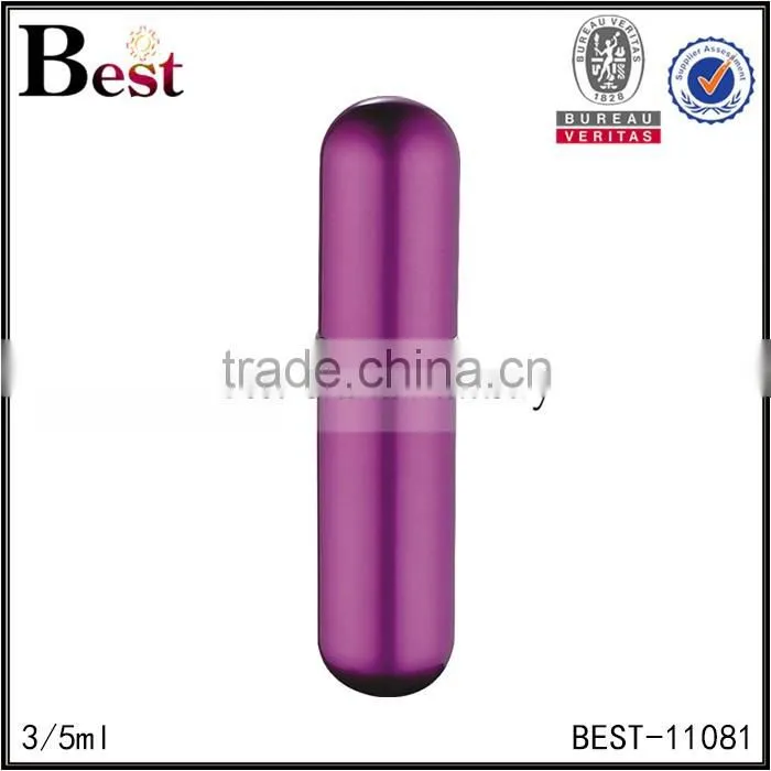 3 / 5ml bullet shape fragrance pendent perfume atomizer