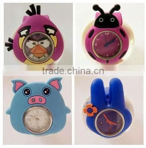 Cute Animal kids slap watch