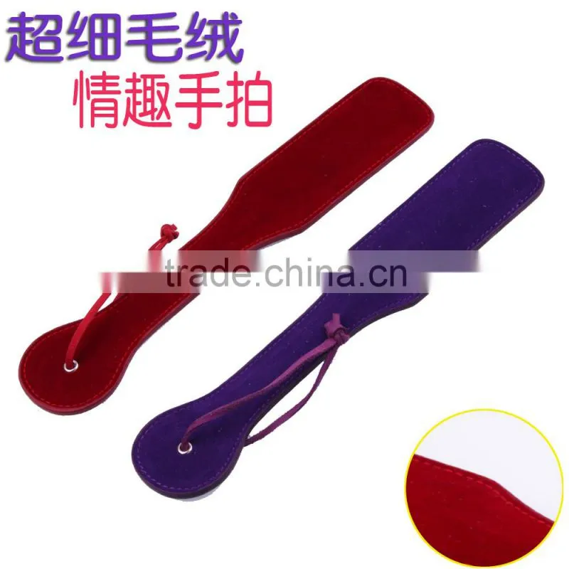 Funny Adult toys, SHORT FLOSS paddle spanking couple leather paddle, hips game toys
