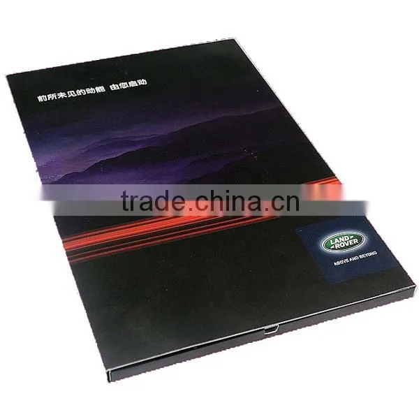 Custom paper brochure with video player