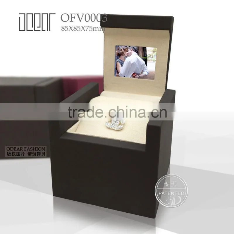 2015 newest style lcd video ring box wholesale
