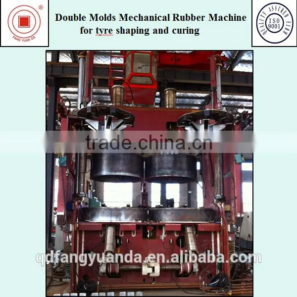 Double Molds Mechanical Rubber Machine for tyre shaping and curing